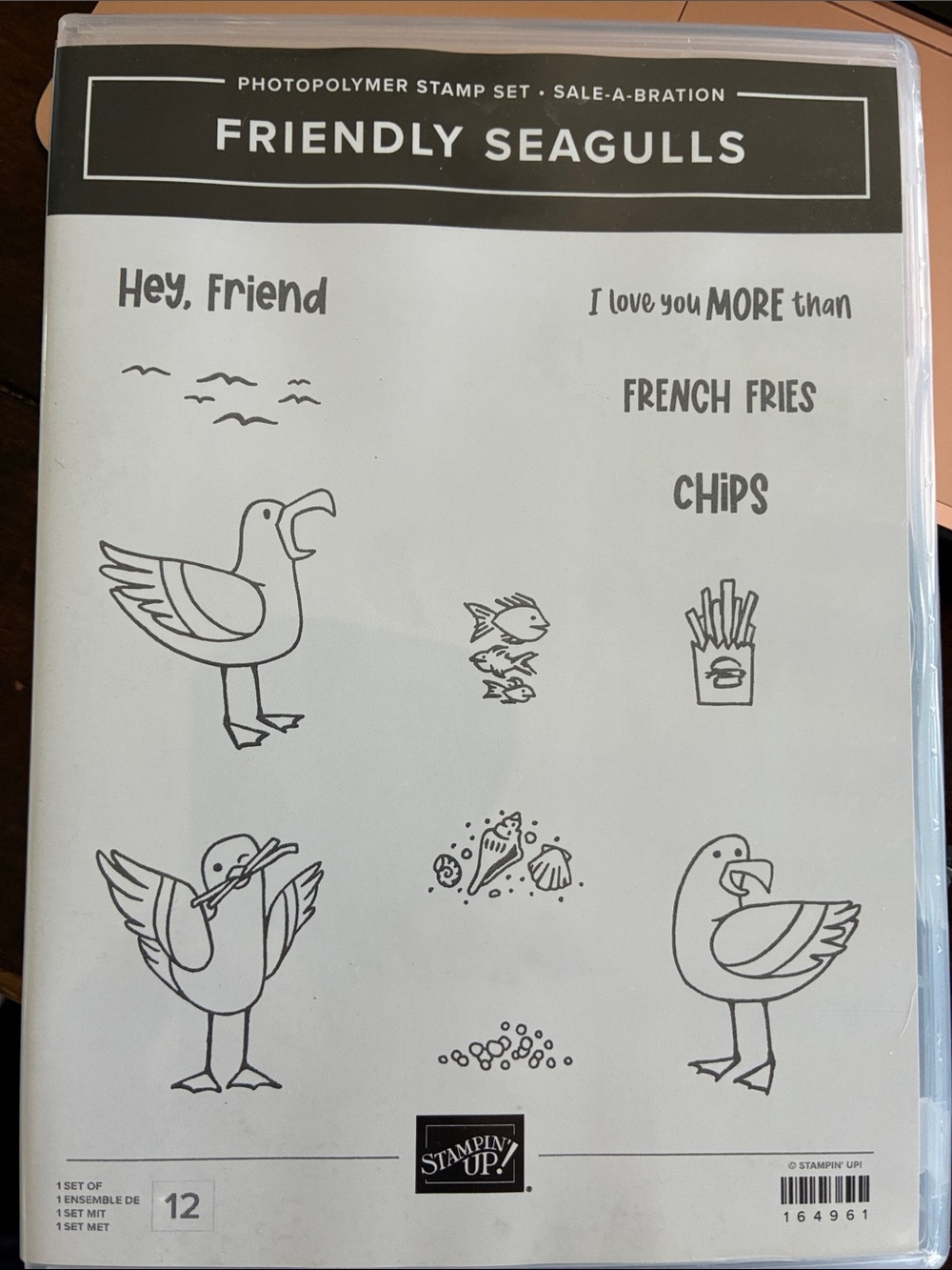 Stampin' Up! Friendly Seagulls Photopolymer Stamp Set Brand new!